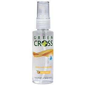 Xịt Rửa Tay Khô Green Cross Hương Táo (70ml) - 8936027440807